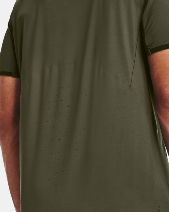 Men's UA Iso-Chill Perforated Short Sleeve, Green, pdpMainDesktop image number 3